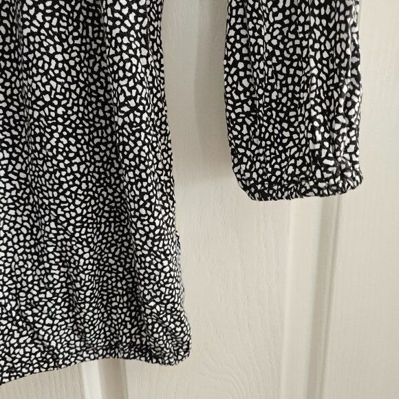 MICHAEL Michael Kors 3/4 sleeve scoop neck peasant top, women's large - Picture 4 of 10